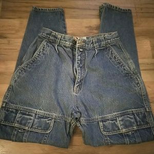 Vintage high waist cappuccino jeans